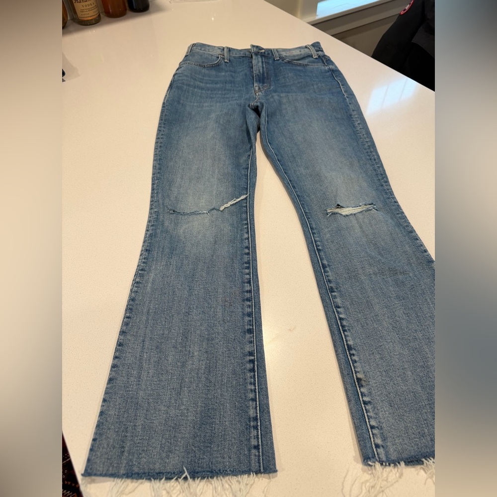 MOTHER The Hustle Ankle Flare Jeans